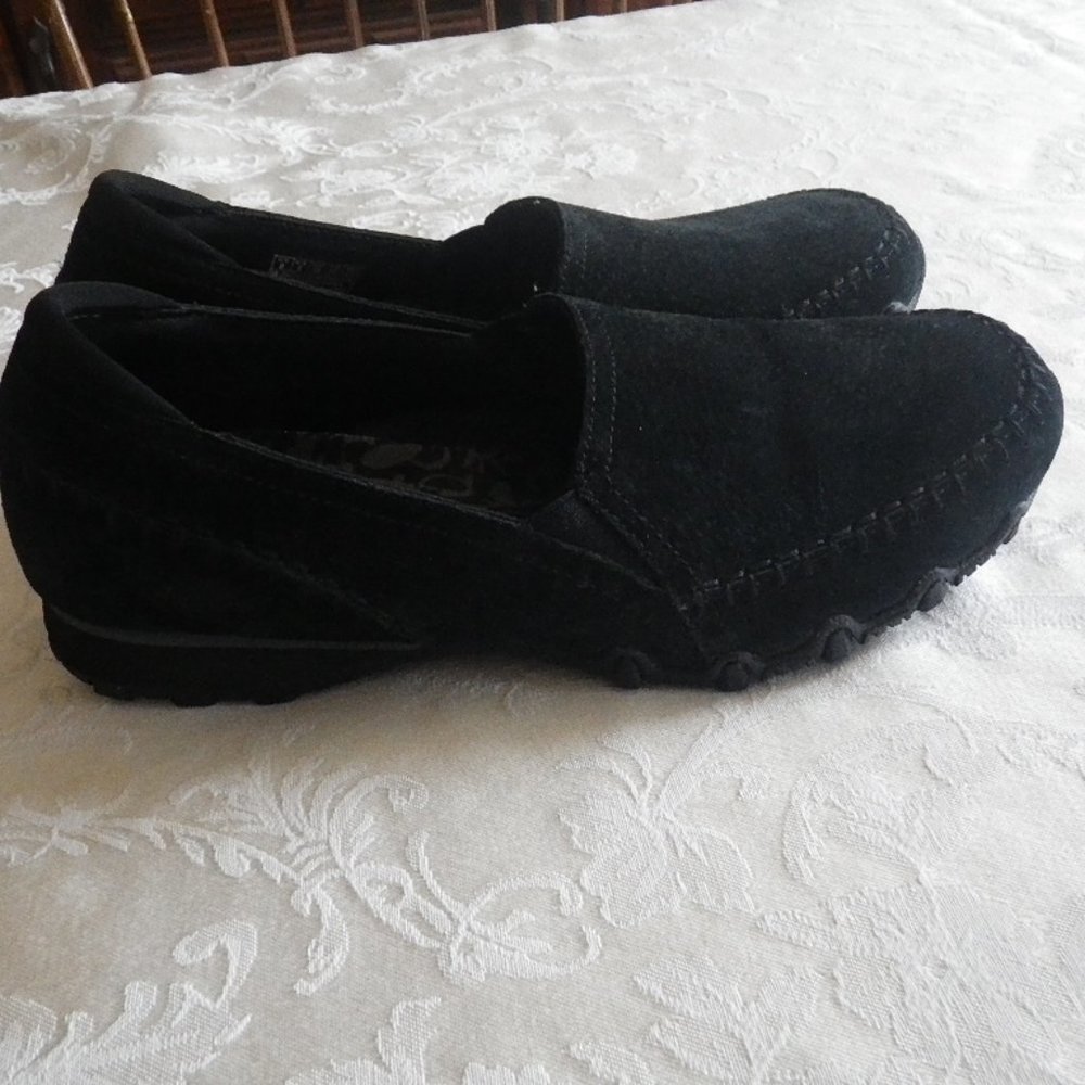 Sketchers Relaxed Fit Air Cooled Memory Foam black shoes
